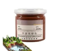 Generico Miniature Basing Material - Earth Texture Sand Effect, Base Filler Natural Desert Landscape for Realistic Terrain Display Fine Grain Craft Powder for Diorama Projects Tabletop Scenery