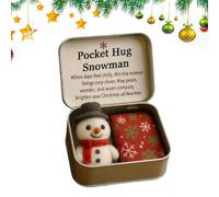 Generico Miniature Christmas Series In A Tin Box Plush Toy | Little Pocket Christmas Series Hug, Thoughtful Gift For Friends And Family, For Comfort & Support