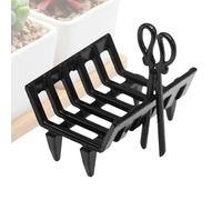 Genérico Miniature Firewood Rack - Wood Fireplace Accessory | Tiny Log Holder With Clip & Firewood Props | Perfect Holiday Birthday Gift For Miniature Collectors