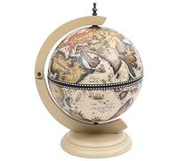 Generico Minibar da Tavola a Globo Supporto per Vini in Eucalipto Bianco,Armadietti e portaoggetti,Armadietti per Vini e liquori-320911