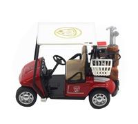 Generico Minigolf Modell 1 36 Diecast Metall Golfwagen Spielzeug mit Rückziehmotor Miniatur Golf Cart Fahrzeugmodell für Mädchen & Sammler Deko Rot Blau Grün