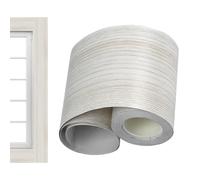 Generico Mirror Frame Border - 10 Meter Wood Grain Removable Pvc Waterproof Wallpaper, 5cm*10m/1.97 * 393i Bathroom Mirror Frame Border Kit | For Kitchen Shower Toilet Home Room