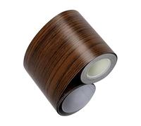 Generico Mirror Frame Border - 10 Meter Wood Grain Removable Pvc Waterproof Wallpaper, 5cm*10m/1.97 * 393i Bathroom Mirror Frame Border Kit | For Kitchen Shower Toilet Home Room