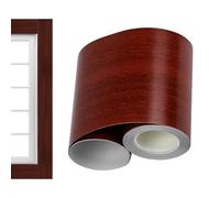 Generico Mirror Frame Border - Removable Adhesive Borders Pvc Material Waterproof Designs | 10 Meter Bathroom Mirror Frame Border Kit | Wood Grain Sticker Trim For Kitchen Shower Toilet Home Room