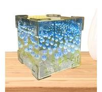 Generico Mirror Night Light - Flower Shaped Mirror Lamp With LED Glow | Decorative Cloud Lamp For Bedroom, Desk, Kids Room, Living Room, Home Ambience, Night Decoration And Soft Lighting