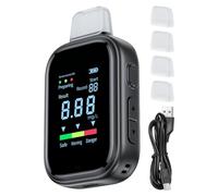 Generico Misuratore di Alcol nel Respiro - Rilevatore Digitale Breathalyzer - Tester del Respiro per Alcool | per Guida Auto e Viaggi Escursionismo e Campeggio Utilizzo Domestico