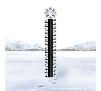 Generico Misuratore di Neve per Uso Esterno,Strumento Misuratore di Pioggia Preciso,Bastone per Misurazione della Neve da Esterno - per Giardino Prato Cortile Patio Acqua Inverno