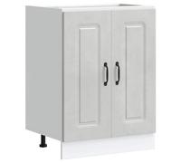 Genérico Mobile Base lavello Kalmar Grigio Cemento 60x46x81,5 cm,Grigio,22kg,853441