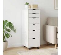 Generico Mobile con Ruote con Ruota Bianco 34 x 39 x 93,5 cm,Armadietti e portaoggetti,Armadietti e stipi-42028365