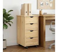 Generico Mobile con Ruote con Ruota Marrone 65,5 x 34 x 39 cm,Armadietti e portaoggetti,Armadietti e stipi-42032389