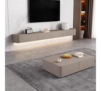 Generico Mobile Contenitore per TV da Soggiorno, Mobile Contenitore, Console multimediale sospesa, Mobile TV a Parete, Ampio Mobile Contenitore sotto la TV, Mobile Basso con cassetti e Supporto per r