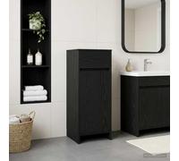 Generico Mobile da Bagno Rovere Nero 35 x 36,5 x 85 cm,Armadietti e portaoggetti,Componenti di arredo,Componenti di arredo bagno-890745