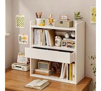 Generico Mobile Da Scrivania For Dormitorio, Libreria Da Scrivania Con Cassetto, Scaffale Organizer Da Scrivania For Libri, Piante, Cosmetici