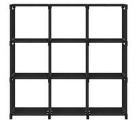 Generico Mobile per 9 Scatole a Cubo Nero 103x30x107,5 cm in Tessuto,Nero,2.85kg,322610