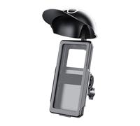 Generico Mobile Phone Bracket - Motorcycle Bicycle Sun Hat Holder for Outdoor Riding, Scooter & Stroller Use with Anti-Glare Function, Phone Stand for Men & Women Cyclists, Abs, Travel, Commute Use