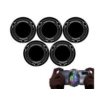 Generico Mobile Phone Cooling Plate - Easy To Setup Mobile Phone Cooler Metal Plate,Heat Dissipation 5 Pieces Optimized Firm Magnetic Hold Cellphone Radiator Magnet Sticker For Tablets Travel