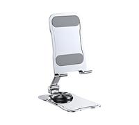 Generico Mobile Phone Stand, Adjustable Phone Stand, Device Holder Cradle, Adjustable Rotating Bracket or Photography Vlogging Streaming Travel Office Beside Kitchen, 4.06x2.6x1.14 In