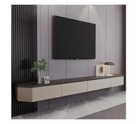 Generico Mobiletto Porta TV sospeso, mobiletto Porta TV sospeso a Parete, unità TV Lunghe, Console con Ante portaoggetti, mobiletto Porta TV sospeso Multifunzionale a Parete, mobiletto Porta TV in Le