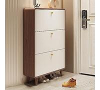 Generico Mobiletto portascarpe, armadietti per Ingresso, credenza Sottile, credenza Alta in Rattan, credenza Ultra Sottile Indipendente, mobiletto portascarpe Moderno con Secchio Ribaltabile per ingr