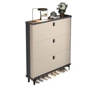 Generico Mobiletto portascarpe, armadietti per Ingresso, credenza Sottile, credenza Alta in Rattan, Stretta, Grande, scarpiera Nascosta per Ingresso, scarpiera Indipendente, Stretta, con 3 cassetti a