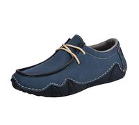 Generico Mocassini Slip-on da Uomo Senza Lacci Eleganti Moda Mocassino Piatto da Uomo Morbide Bianche Corsa Scarpe Running Sneakers Antinfortunistica Mocassini Uomo Loafer Slipper Business