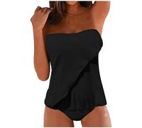 Generico Moda Donna Primavera 2024 Curvy Costume da Bagno Curvy 2 Pezzi A Gonnellina One Piece Bikini Mare Brasiliana Viola da Bagno 2 Pezzi Sportivo
