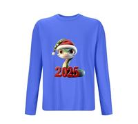 Generico Moda Uomo Casual 2025 Stampa 3D Manica Lunga Maglione Senza Cappuccio Felpa Traspirante Felpe Moderno con Scollo Rotondo Moderno Streetwear Largo e Casual Adatto per La Casa Sport e Fitness