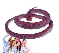 Genérico Modelli di in : Assortimento di realistici e falsi | Giocattoli di serpente con stampa morbida per bambini, decorazioni scherzo, gioco educativo da collezione, simulazione di a