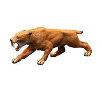 Generico Modello Animale Realistico Della Tigre Denti A Sciabola - Giocattolo In PVC Smilodon Per Bambini, Decorazioni Per La Casa, Strumento Didattico, Per Foto, Statuetta Di Dinosauro Da Collez