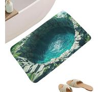 Generico Modello di abisso infinito di illusione | Tappeto ottico 3D | Tappeto Illusione 3D | Zerbino antiscivolo stampato | Tappeti zerbino | Per soggiorno, camera da, bagno, porta d'ingresso