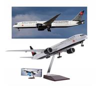 Generico Modello Di Aereo Air Canada B777 In Scala 1:157 Con Luci E Ruote, Espositore Aeromobili Statici Ad Alta Simulazione | Regalo Da Collezione For Appassionati Aviazione, Arredamento(No light)