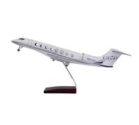 Generico Modello Di Aereo Gulfstream G650ER Da 17,7" In Scala 1:70 - Squisito In Resina Ideale For Feste E Vetrine, Un Must For Gli Appassionati Aviazione, Esposizione Come Regalo Favoloso(Normal)