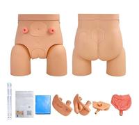 Generico Modello di cateterismo Maschile Femminile Intercambiabile, catetere uretrale urinario manichino Infermieristico Modello di Organo genitale anatomico in PVC per l'insegnamento