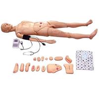 Generico Modello di formazione medica completo per competenze di addestramento con paziente, con misurazione della pressione sanguigna e simulatore di traumi per insegnamento