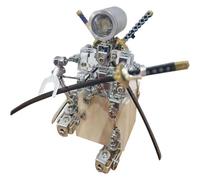 Generico Modello di Lampada Robotica Steampunk con Braccia e Gambe Mobili, Decorazione per la Casa per Adulti e Adolescenti