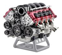 Generico Modello di Motore RC V8, Modello di assemblaggio del Motore a combustione Interna di Simulazione Fai da Te per AX90104 SCX10Ⅱ Capra VS4-10 PRO/Ultra Model Car