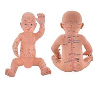 Generico Modello Femminile di Agopuntura per Bambini, Modello di Massaggio con Agopuntura, Bambola Didattica per Medicina Cinese, Meridiani del corpo con Simulazione di Punti
