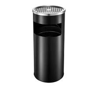 Generico Modern Ash Waste Bin - Compact Kitchen Bins, 60x25cm Trash Bin with Anti Slip Base, Sturdy Stainless Steel Garbage Container, Home Kitchen Wastebasket, Trash Baskets for Waste Disposal