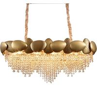 Generico Modern Chandeliers Crystal Pendant Lighting Luxury Raindrop Hanging Ceiling Lamp, plafoniera