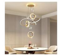 Generico Modern Crystal LED Pendant Light Luxury Flower Ceiling Light Adjustable Lamp Bedroom Living Room Bedside Indoor Lighting Fixture