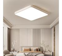 Generico Moderna plafoniera a filo con temperatura di colore commutabile ，Lampade a sospensione(Blanc,23.6in)