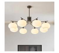 Generico Moderne luci a LED for la Decorazione della casa, lampade a Sospensione for Soggiorno, lampadari for Sala da Pranzo, luci sospese, Illuminazione Interna(Black 8 Heads)