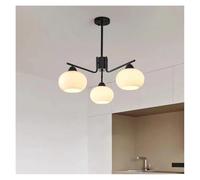 Generico Moderne luci a LED for la Decorazione della casa, lampade a Sospensione for Soggiorno, lampadari for Sala da Pranzo, luci sospese, Illuminazione Interna(Black 3 Heads)