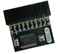 Generico Modulo Chip TPM 2.0 Componente ABS Compent Sicurezza informatica per la crittografia del Dispositivo Chip crittografia TPM per Scheda Madre