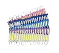 Generico Modulo LED COB multicolore da 20 pezzi 12V IP65 | Banner negozio retroilluminato Decoro bianco blu caldo(Pink)