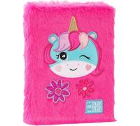 generico MOFU MOFU - Diario Scuola 2025-2026, Agenda 12 Mesi, Copertina in Plush e Dettagli Ricamati, 352 Pagine con Attività e Giochi, 13x18.5h cm - penna colorata omaggio