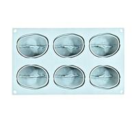 Generico Molds For Baking - Silicone 6-Cavity Bakeware, Nonstick Chocolate Tray, Reusable | Flexible Dessert Mold, Cupcake Cookie Pan For Kitchen, Wedding, Birthday, Party Supplies