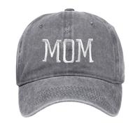 Generico Mom Berretto da Baseball Stampato Ricamato da Realizzare Vecchio Berretto (Grey One Size)