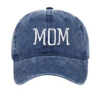 Generico Mom Berretto da Baseball Stampato Ricamato da Realizzare Vecchio Berretto (Navy One Size)