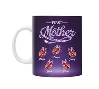Generico Mom Mug - 330ml Mothers Day Novelty Cup | Ceramic Coffee Cups For Mom, Drinking Mug, Tea And Coffee Ḿug, Ḿom Çoffee M̀ug For Home Office Water Tea Drink Wife Daughter Sister Female Birthday